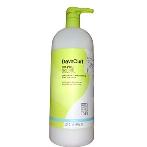 Jumbo 32 fl oz DevaCurl No-Poo Original Conditioning Curl Cleanser